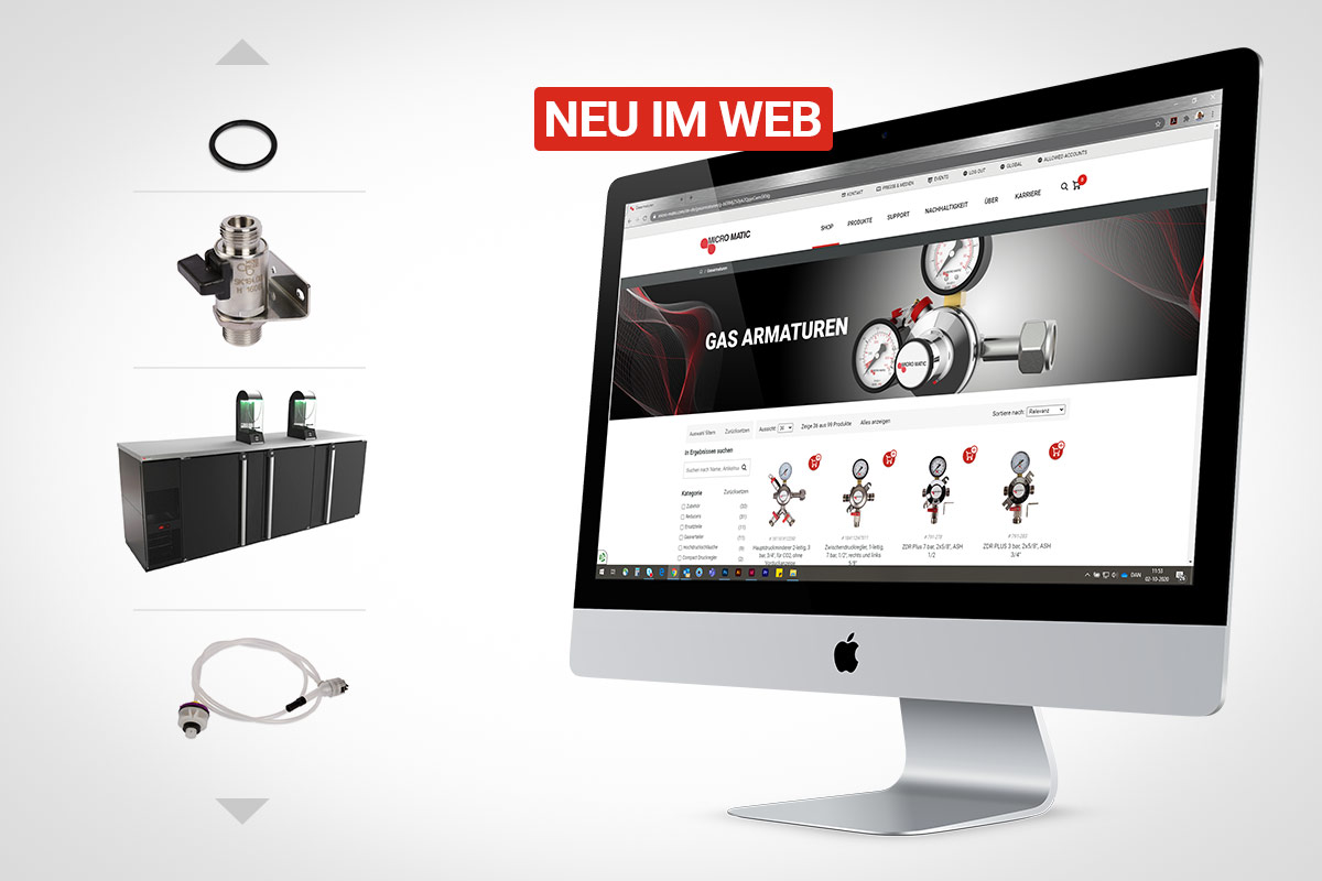 Der neue B2B Web-Shop von Micro Matic